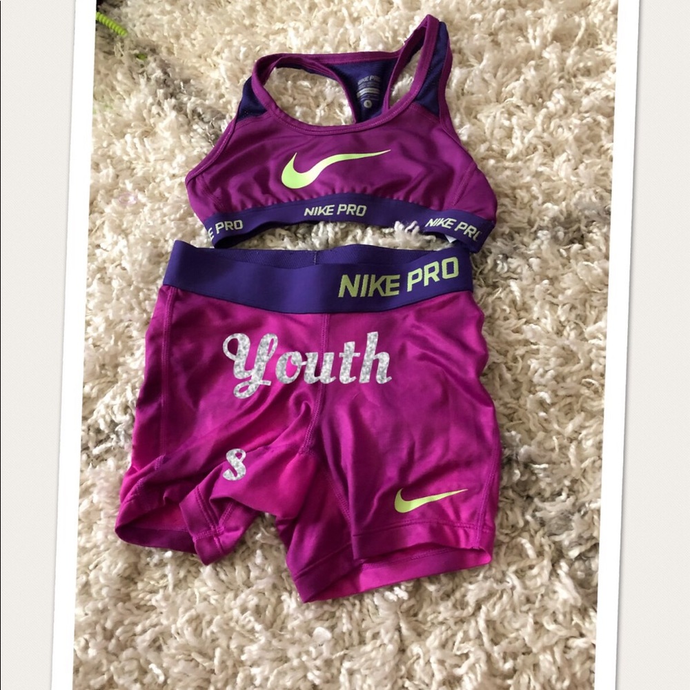 Girls Nike pro set